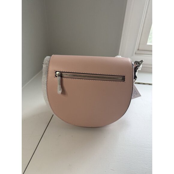 NWT Rebecca Minkoff Astor Leather Saddle Bag, Ballet Slipper Pink, $295 [jb] - Picture 5 of 14